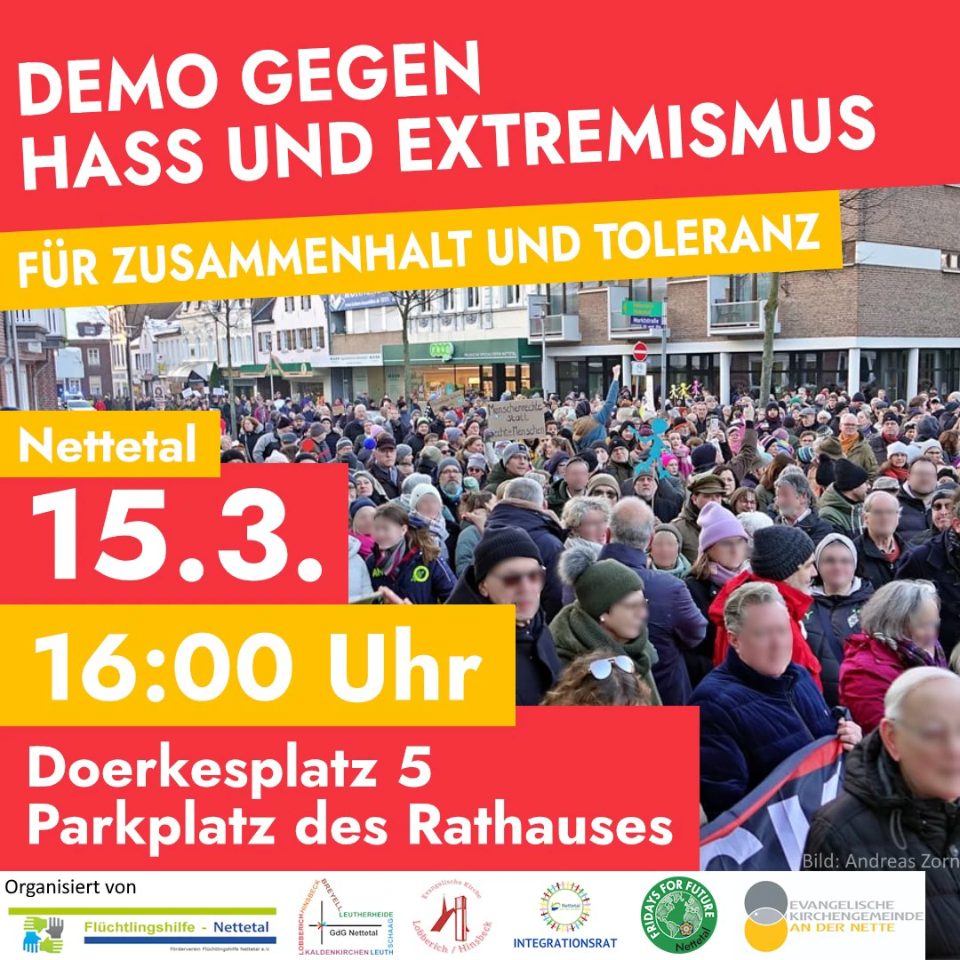 Demonstration für Demokratie