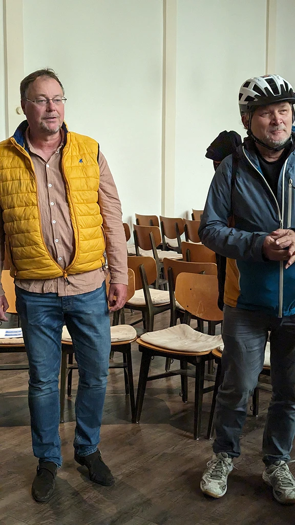 Christoph Roller mit einem Presbyter