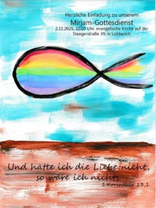 Plakat zum Mirjamsonntag 2025