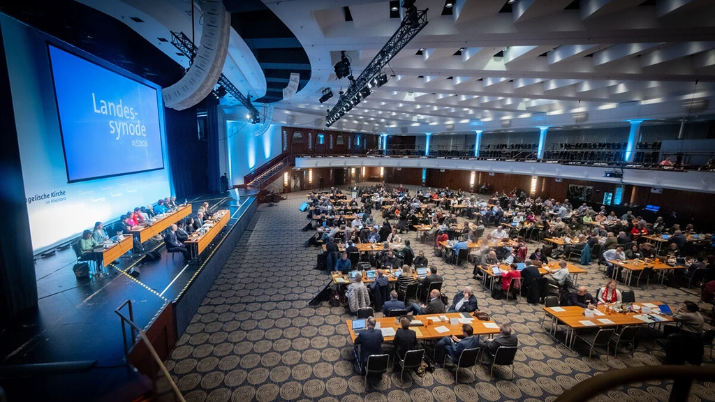 Das Plenum der Landessynode