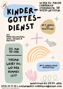 Alle Daten zum Kindergottesdienst