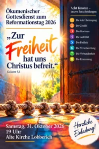 Einladung zum Reformationstag